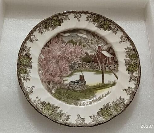 Assiette porcelaine johnson - porcelaine,
