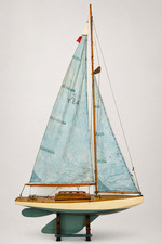 Antique Wooden Pond Yacht