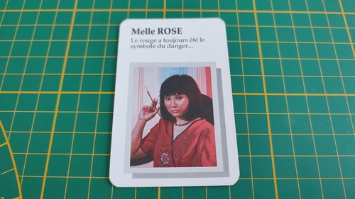 Carte melle rose pièce - carte,