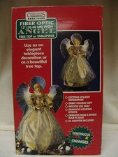 FIBER OPTIC ANGEL TREE TOPPER