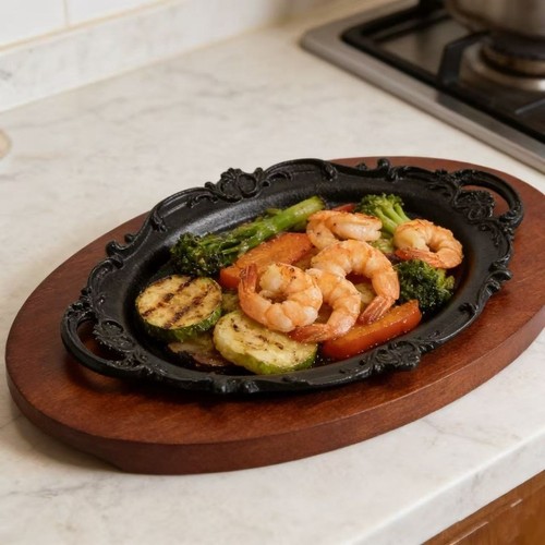 Pour plaque cuisson ovale - pour,