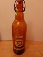 DUMESNIL - Bière Bock - Bouteille ancienne sérigraphiee 
