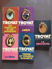 Lot 5 livres de Henri TROYAT Les Semailles Et Les Moissons/ Presse Pocket
