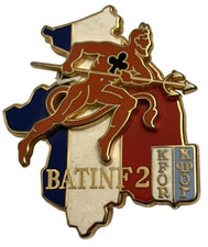 INSIGNE MIL.OPEX INFANTERIE : " BATINF 2 152°R.I. " ARTHUS BERTRAND P. MAT 1028