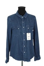 Chemise en coton bleue Bash M