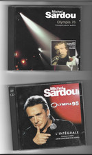 MICHEL SARDOU CD X 2 OLYMPIA 76 + OLYMPIA 95 INTEGRALE PUBLIC