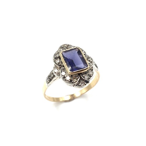 Bague ancienne jaune 18 - ancienne,