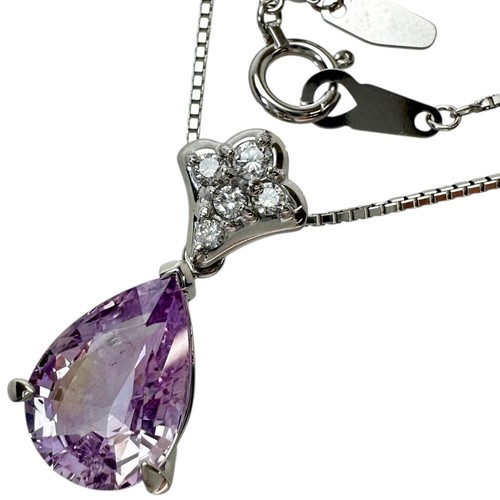 Collier femme saphir rose