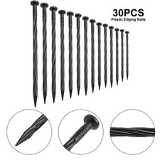 Outils de jardin pointes d'ancrage 20CM/8in 30pcs noir r??sistant ?? la corrosio