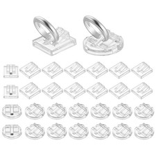 30Pcs anneaux transparents