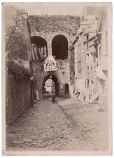 photo Dinan tirage  1900 Porte du Jerzual  - Bretagne Côtes d'Armor