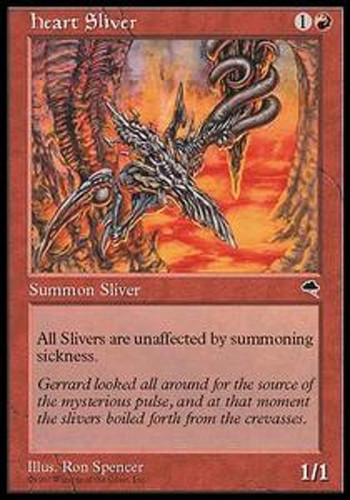 Mtg magic heart sliver tempest - heart,