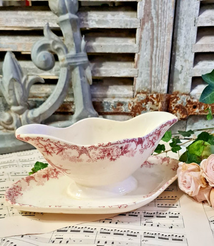 Ancienne sauciere terre de - ,