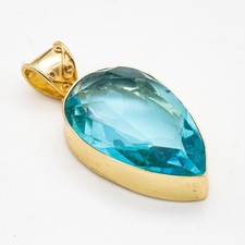 Pendentif fait main pierre