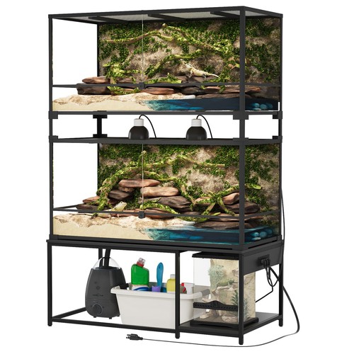 120 gallon reptile tank - reptile, stand