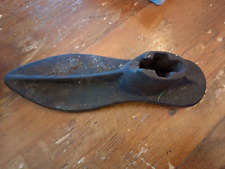 Ancien pied femme enclume forme de chaussure de cordonnier en fonte 23.5 cm