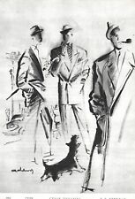 AD PUBLICITE MODE FASHION HOMMES ZEFF CESAR TOMASINI T P BRENNAN