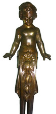 Superbe Bronze décoratif d'ameublement marqué DISCH