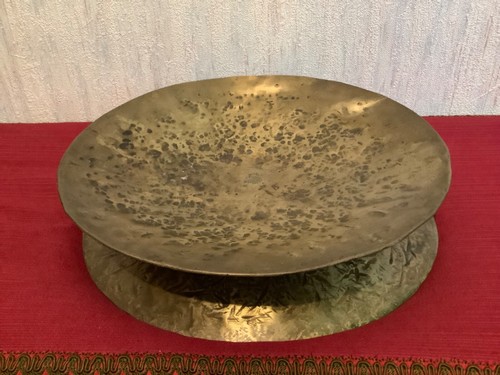 Ancien double plateau en - "ancien,