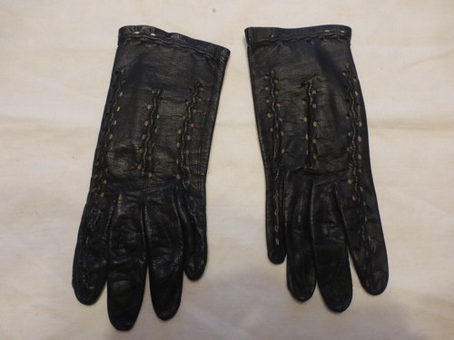 Paire gant vintage - en, cuir