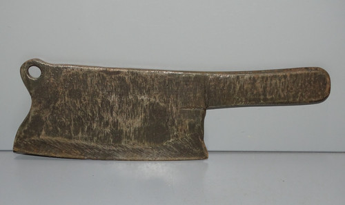 Ancien couperet hachoir fer - -ancien,