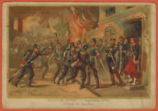 Chromo-Chocolaterie D'Aiguebelle-Bataille de Sedan-Defense de Bazeilles