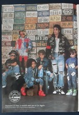 Publicité advert concert album advertising MICHAEL JACKSON 1990 pub L.A GEAR