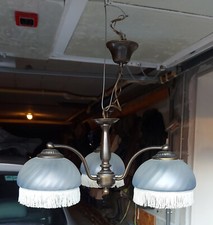 Suspension bleue trois - suspension,
