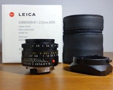 Leica Summicron M 35mm F2 Asph E39 Noir