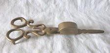 Ancien Ciseau à moucher les bougies-Mouchette bronze-Bougeoir Cierge chandelle