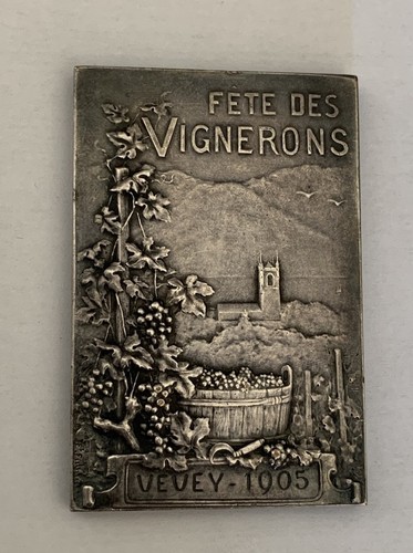 Rare ancienne plaque fête des