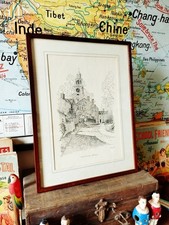 Estampe ancienne encadrée