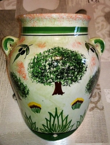 Jarre pot fleurs murale en - pot,