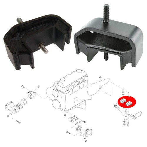 Supports moteur arrières pour