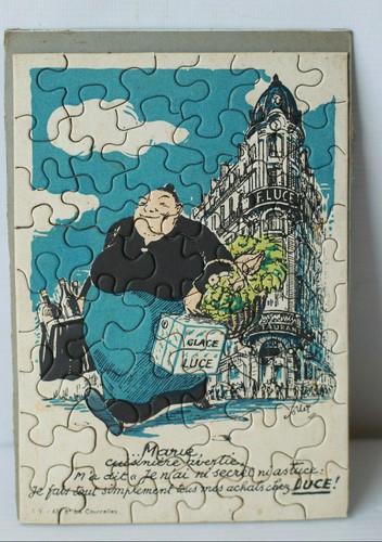 Puzzle publicitaire glace - publicitaire,
