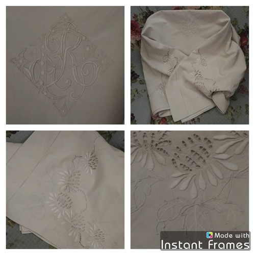 Drap ancien lin - ancien, en