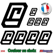 9 Stickers Logo COMMENCAL - Autocollants Adhésifs Cadre Velo Bike VTT - 250