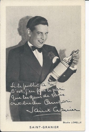Cpa publicite vin campari - -,