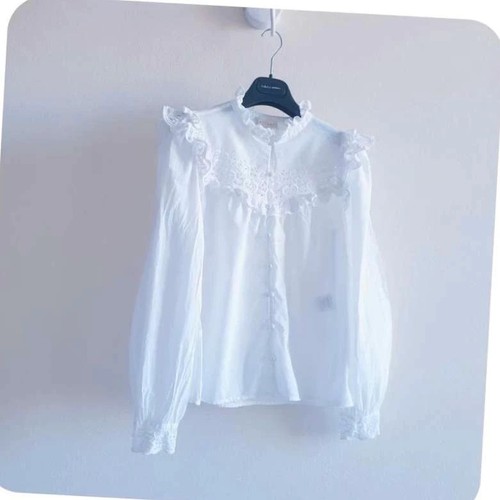 Sézane white shirt blanc - white,