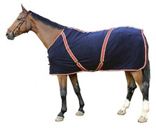 Euroriding Couverture de Sueur Eco - Avec Kreuzbegurtung
