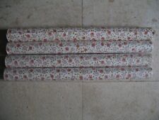 Papier peint vintage petites fleurs old wallpaper art populaire 4 rlx