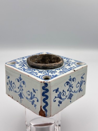 Ancien encrier faience - encrier, en