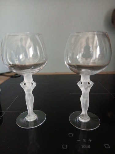 Ancien verres vin rouge - verres,