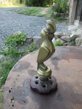 Mascotte de radiateur automobile PERROQUET  Georges Henry Laurent , bronze