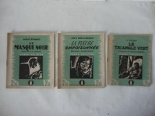 Revues petits livres anciens roman policier avec illustrations 