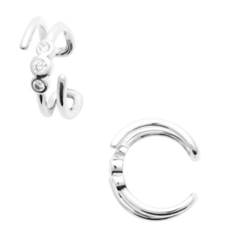 Bague oreille zirconium - d'oreille,