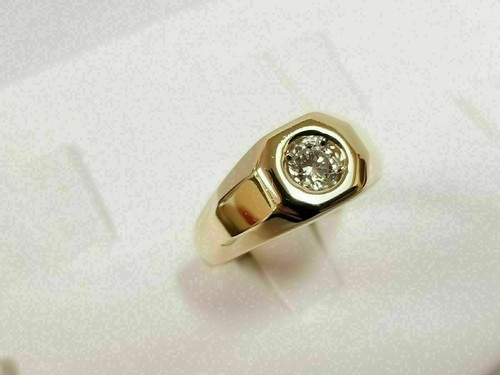 14k jaune plaqué hommes - or,