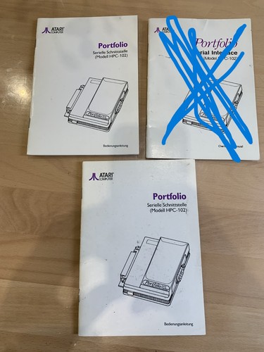 Atari portfolio hpc 102 - portfolio, hpc-102