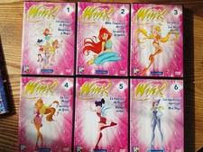 Winx Club, lot 6 DVD, saison 1, n°1 a 6, 2005, Rainbow, Stella, Bloom, fées, 