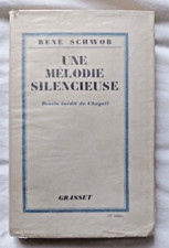 Une Mélodie Silencieuse par Schwob ed Grasset Dessin de Chagall